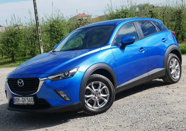 Mazda CX-3 cena 72900 przebieg: 47565, rok produkcji 2017 z Mirsk małe 742